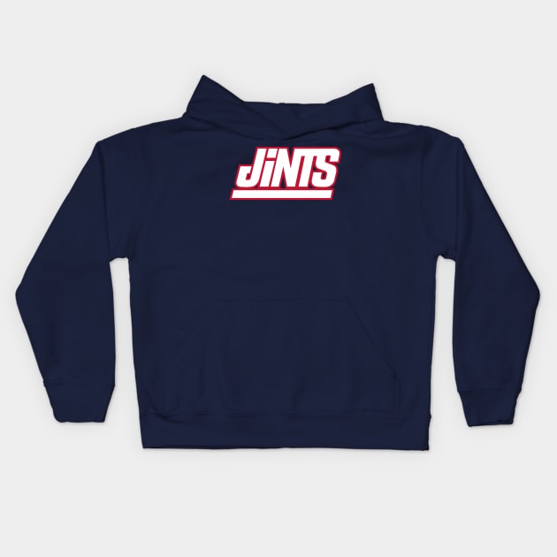 New York Giants Jints Kids Hoodie by stayfrostybro